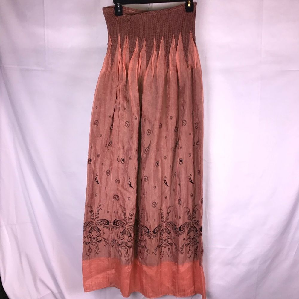 Lapis Strapless Maxi Dress